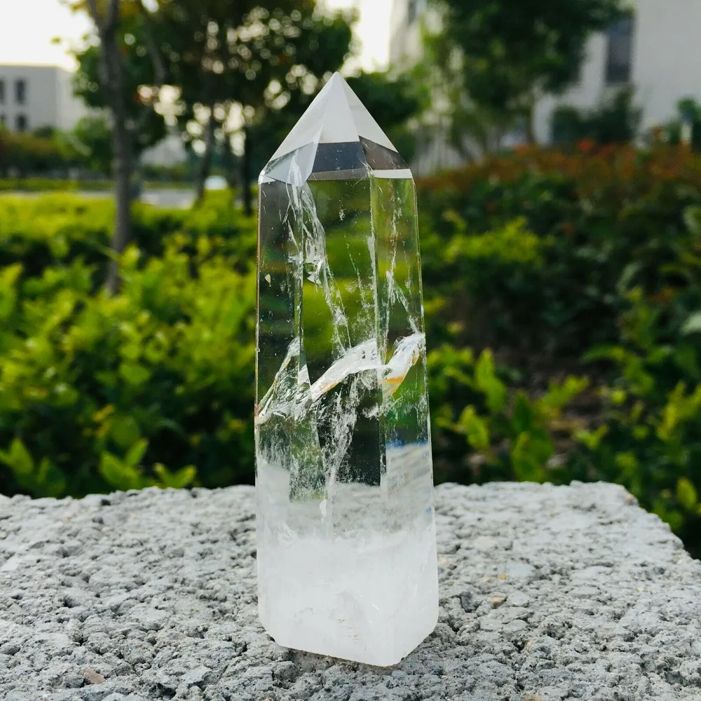 Большой прозрачный Lemurian Seed кварцевый натуральный точечный кластер кристалл грубого заживления