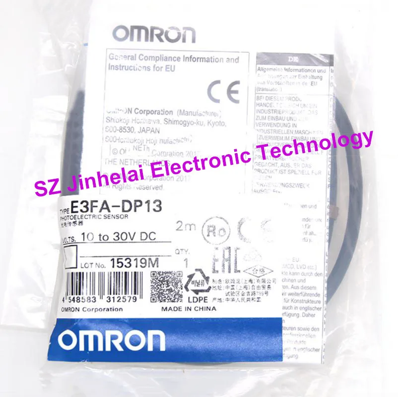 Новый и оригинальный E3FA-DP13 фотоэлектрический датчик Omron фотоэлектрический переключатель