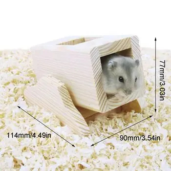 

Durable Wooden Seesaw Hamster Hideout Teeterboard for Pets Rest Playing Toys 094A
