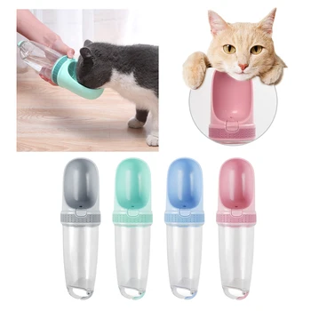 

Outdoor Pet Drinking Bottle Portable Dog Cat Feeder Pet Water Bowl Leakproof Puppy Cat Water Fountain Pet Water Feeding Bottel