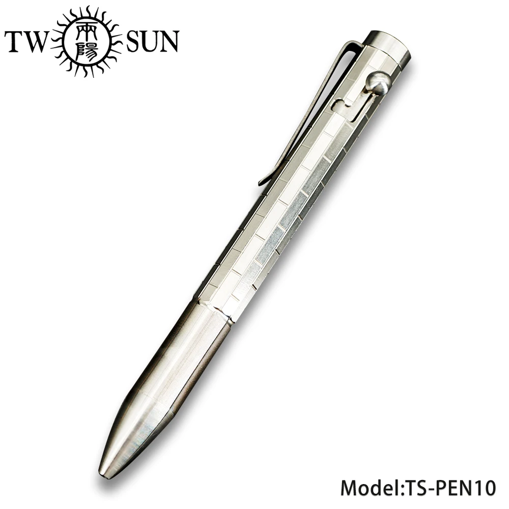 Ручка для письма TWOSUN TC4 из титанового сплава тактическая Женская ручка подписи