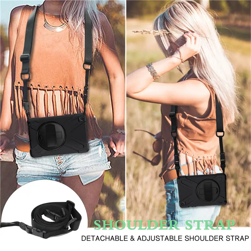 Capa para Samsung Galaxy Tab a 8.02023 com s Caneta 8.0 Sm-p200 P200 P205 Capa Funda Resistente à Prova de Choque com Alças de Pulso - Imagem 2