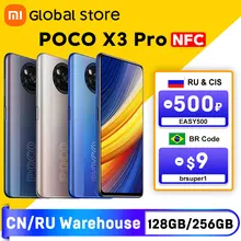 POCO X3 Pro Global Version 6GB 128GB/8G 256GB NFC Smartphone Snapdragon 860 33W 120Hz DotDisplay 5160mAh
