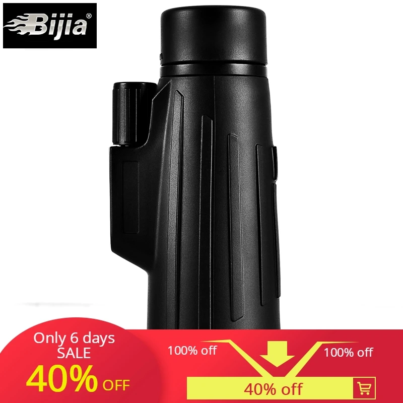 

BIJIA Monocular telescope 10x42 monoculars scope night vision telescoopio tools for camping and hunting tripod astronomy