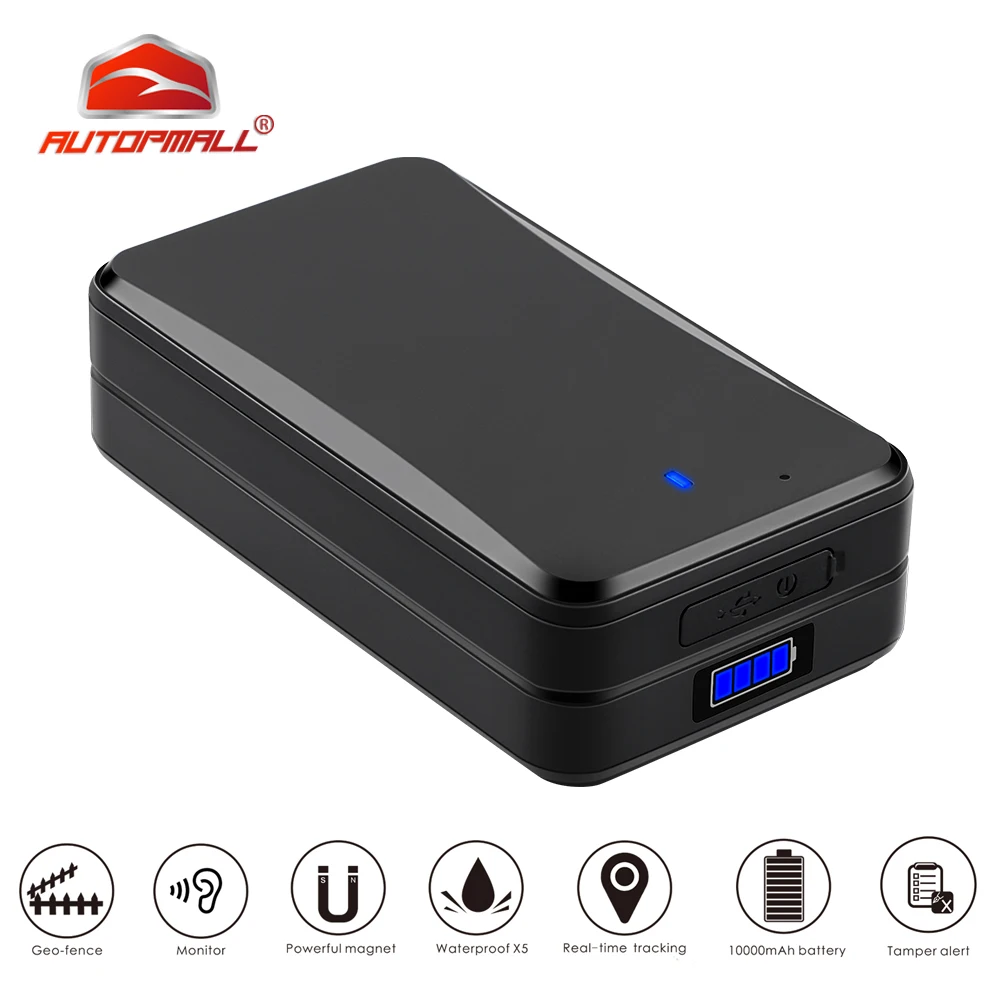 Автомобильный GPS трекер Concox AT4 10000 мАч водонепроницаемый IPX5|vehicle gps tracker|gps trackergps