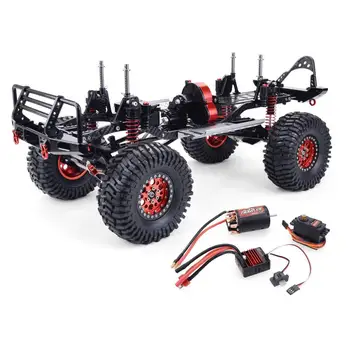 

Front Rear Portal Axle CNC Aluminum Frame for RC Car 1/10 AXIAL SCX10 Wrangler Chassis 313mm Wheelbase Crawler Cars Parts