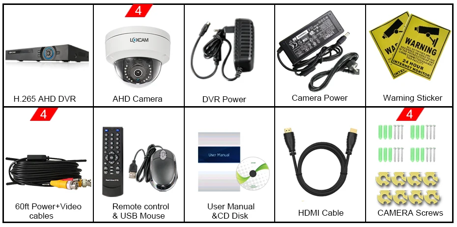 包装-DVR-4CH-室内