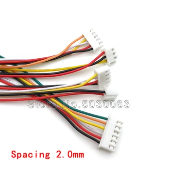 

PH2.0 Electronic Wire Single Head Tin Plated 20/30CM Long Rainbow Cable Connecting Wire 2/3/4/5/6/7/8/9/10P