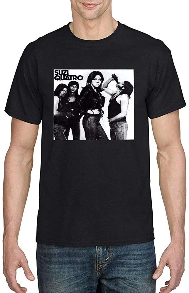 TSDFC Suzi Quatro мужские Базовые Футболки с коротким рукавом унисекс Мужские wo футболки