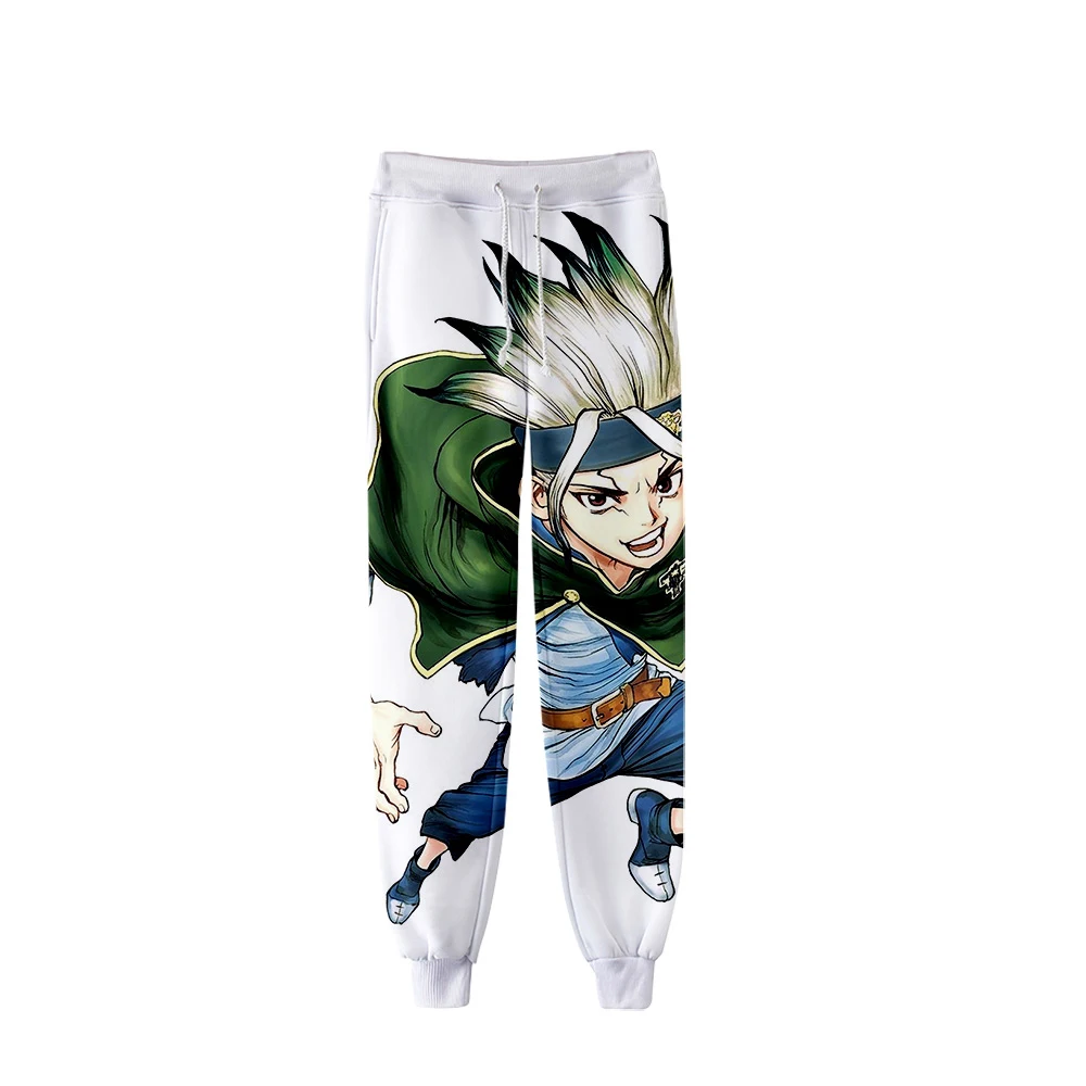 Новые эластичные брюки dr. stone повседневные уличные брюки Харадзюку С 3D принтом модные спортивные брюки для мужчин и женщин