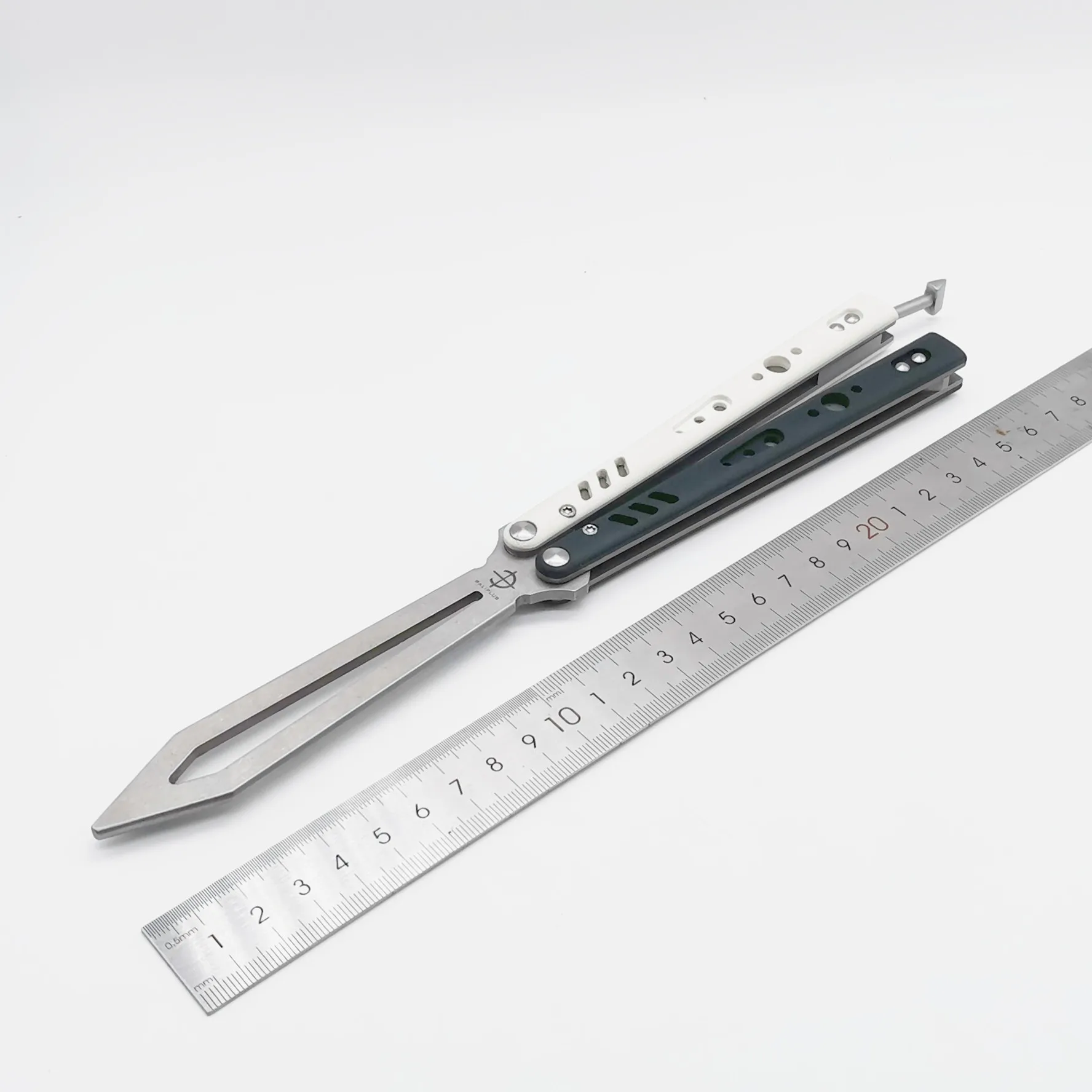 

Baliplus Replicant Brs Butterfly Trainer Training Knife D2 Blade G10 Handle EDC Knife Folding Pocket Knife Gift Knives