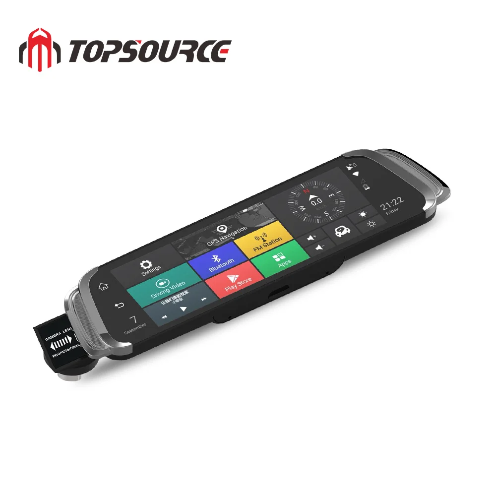 Автомобильный видеорегистратор TOPSOURCE FHD1080 система на базе Android циклическая