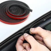 3 метра универсальная дверь машины краевое уплотнение защитные полоски резиновые Звукоизолированные уплотнения автомобилей багажника наклейки, автоаксессуары