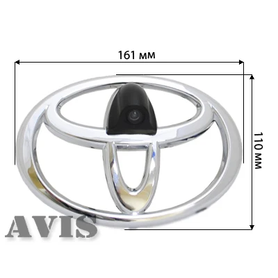 CCD standard front view camera AVIS AVS324CPR for TOYOTA(117)(BIG