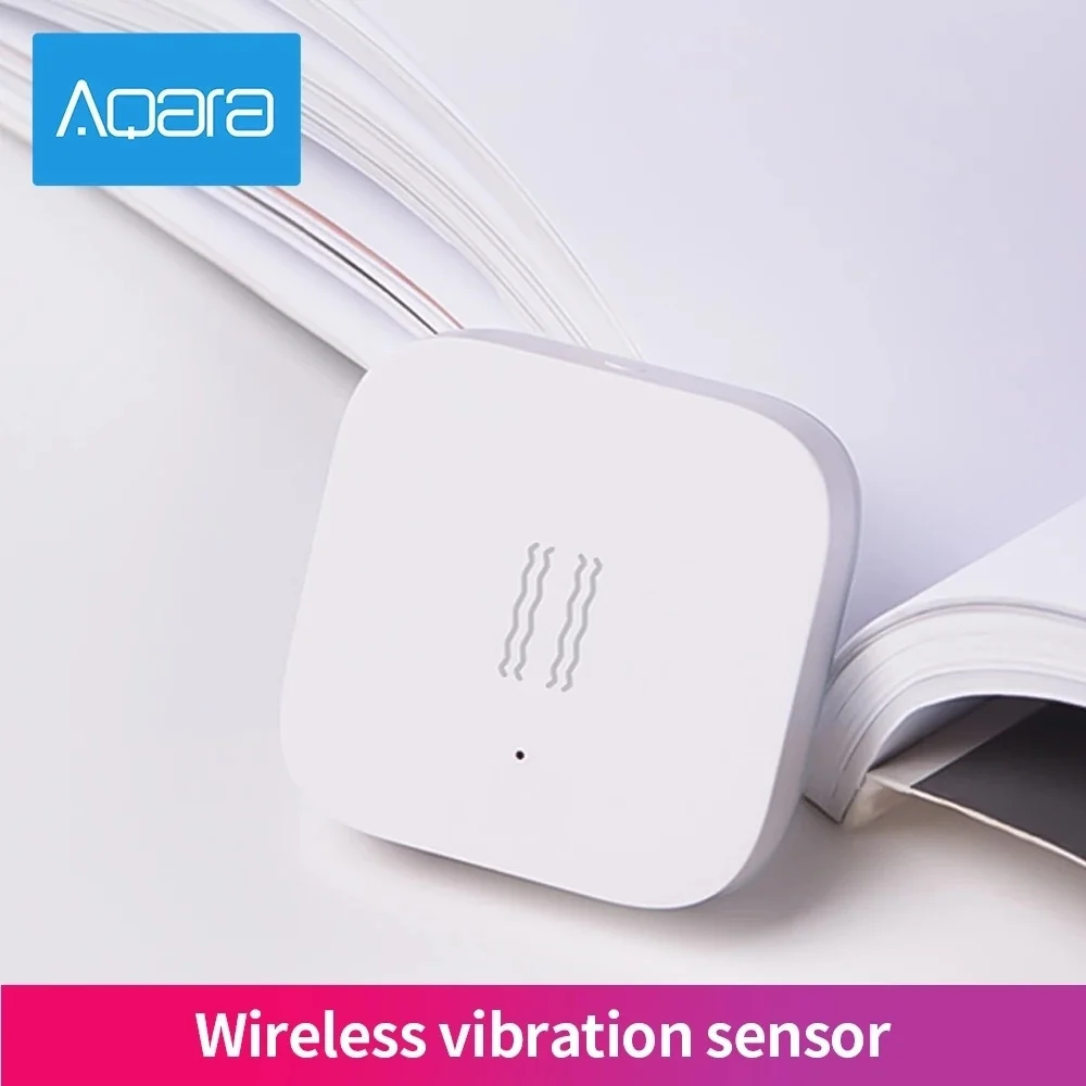 Sensor de Vibração Sensor de Choque Giroscópio para a Segurança em Casa para Xiaomi Aqara Inteligente Zigbee Movimento Detecção Alarme Monitor Embutido mi Casa - Image 2