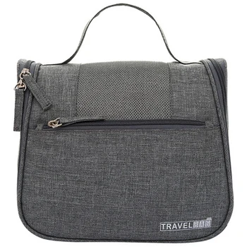 

Gray Vanity Women Men Toilet Toiletry Kit Cosmetic Makeup Make Up Bag Case for Travel Organizer Pouch