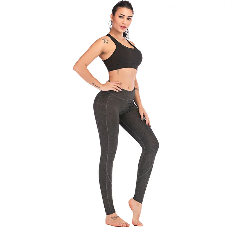 

Slim Fitness Leggings Women Compression Push Up Workout Leggins Trousers