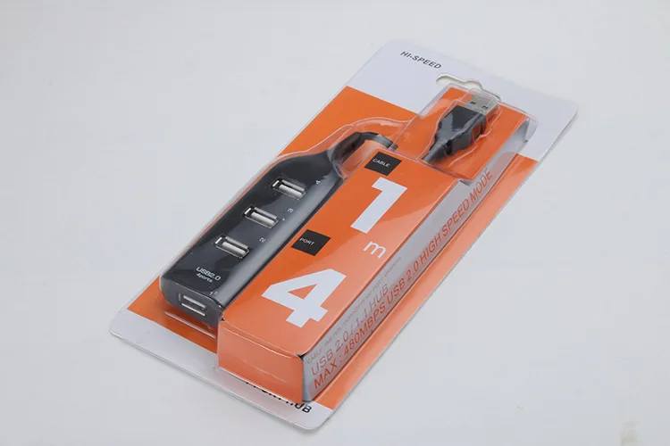 Лидер продаж USB 2,0 Hi-Скорость 4 Порты и разъёмы USB hub-разветвитель концентратор USB для передачи данных для телефона адаптер для ПК компьютер для Портативный жестких дисков
