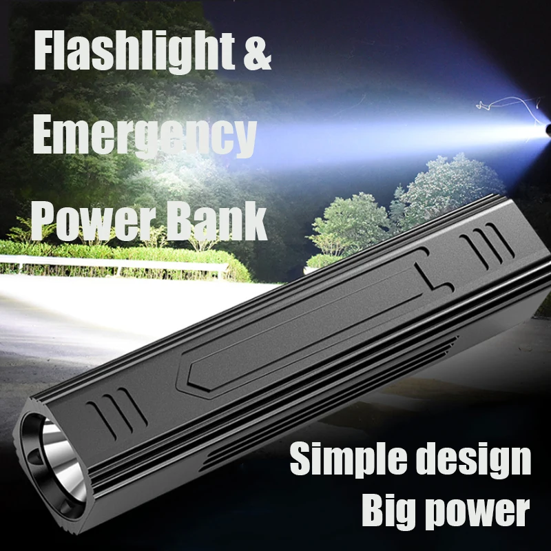 

Super Bright T6 Torch High Power Rechargeable LED Flashlight PowerBank tactical Lantern sofirn 5-Mode Hunting Lamp Fishing Light