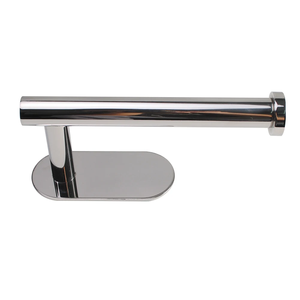 

Toilet Chrome Hanger Shelf Tissue Stainless Steel Roll Wall Mount Bathroom Brushed Nickel Paper Holder Adhesive
