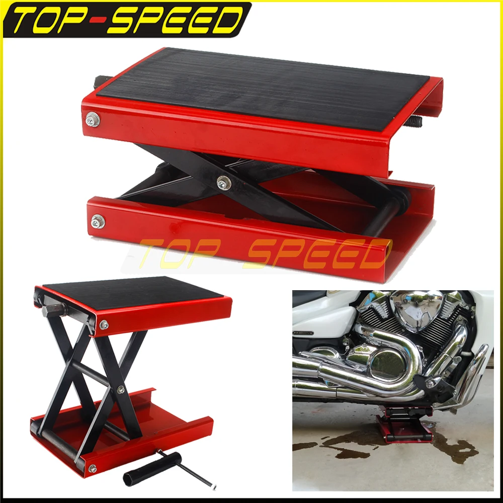 1100 Libbre Moto Atv Ampia Piattaforma A Forbice Sollevatore Jack Manovella Supporto Di Sollevamento Per Incrociatori Trikes Can Am Spyders Atvs Utvs
