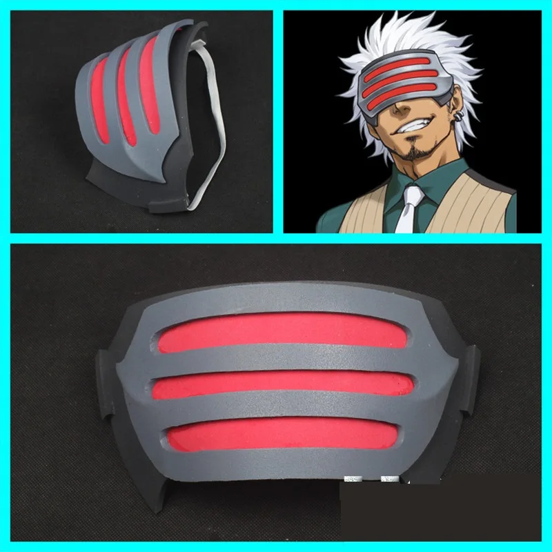 Новинка маска для косплея Эйс атторни Gyakuten Saiban Souryuu Kaminogi Godot Eyeshade реквизит