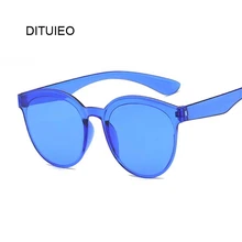 Круглые синие женские солнцезащитные очкив ретро стиле фирменный Дизайн Винтажные Солнцезащитные очки для женщин женские очки Oculos De Sol Feminino UV400
