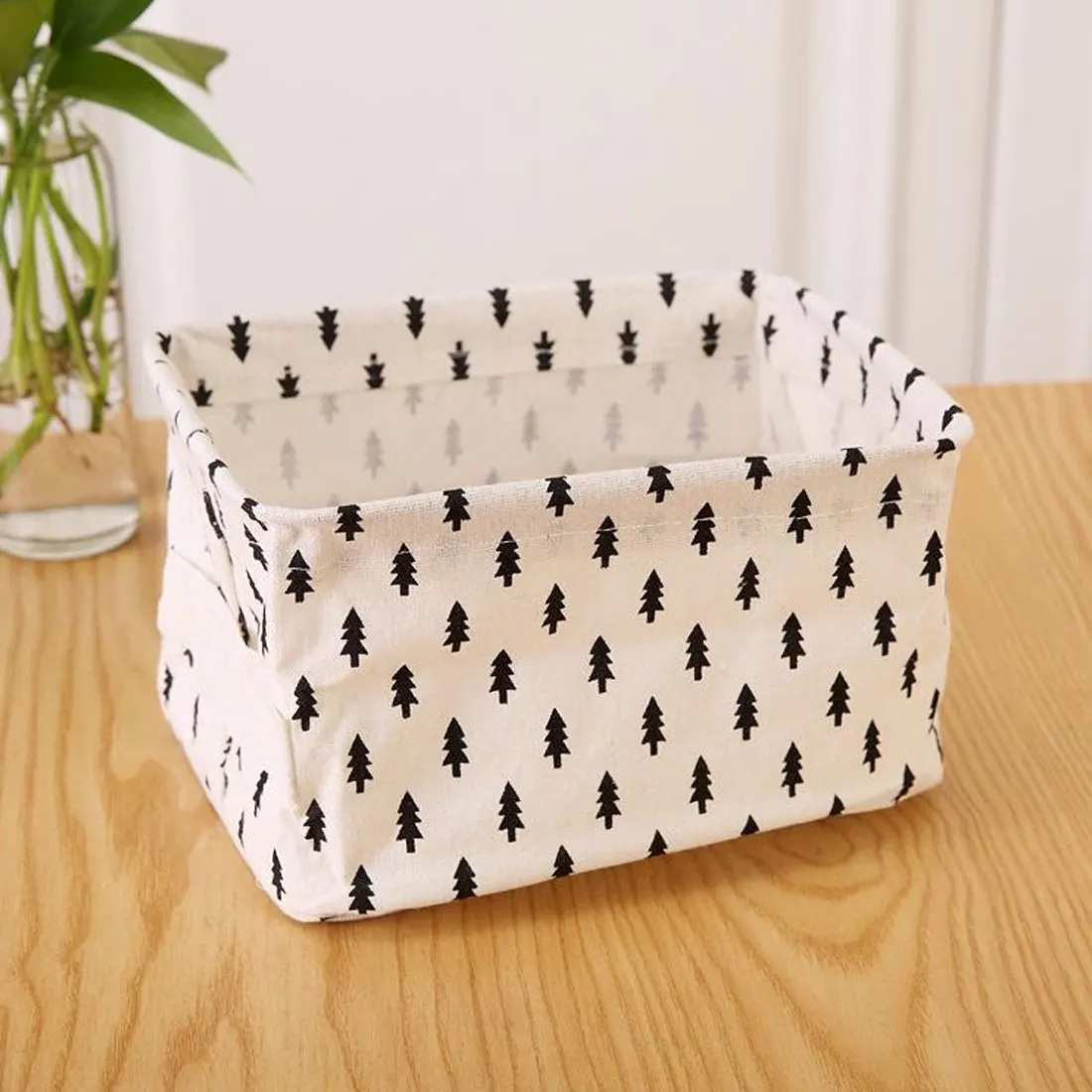 DIY Desktop Storage Basket Sundries Underwear Toy Storage Box Cosmetic Book Organizer Stationery Container Laundry Basket