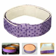 2 pçs novo bake-mesmo tiras cinto assar até mesmo assar nível úmido bolo ferramenta de decoração folha de cozimento para proteger pano de banda pastosa ferramenta