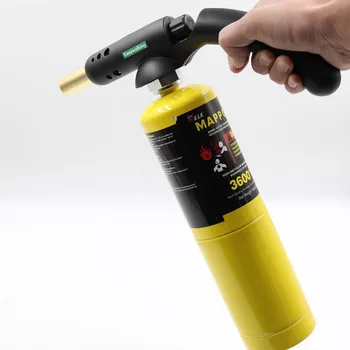 

Gas Self Ignition Handle Torch Brazing Solder Propane Welding Plumbing for MAPP DIN889