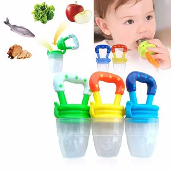 

Newborn Infant Toddler Cute Lovely Babies Feeding Pacifier Baby Fresh Food Fruits Soup Feeder Dummy Soother Weaning Nipple Mulit