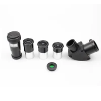 0.965 Inch Telescope Accessory Kit For 0.965 Astronomical Telescope With Three Eyepieces One Diagonal 3x Barlow Lens Moon Filter 2
