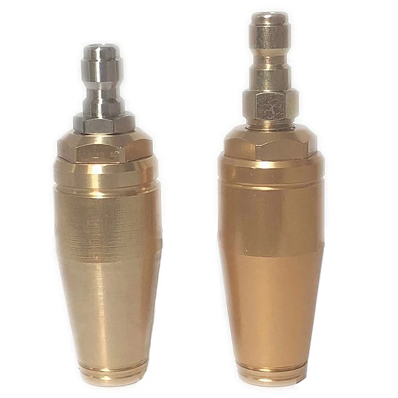High Pressure Washer Rotating Sprinkler Head Turbo Nozzle Tip Quick Connect Kit 1* Sprinkler Head+ 5 Nozzles