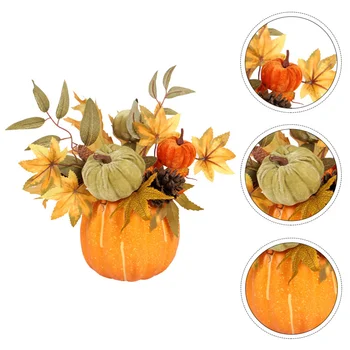 

1pc Decorative Pumpkin Maple Leaf Simulation Photo Props (Assorted Color)