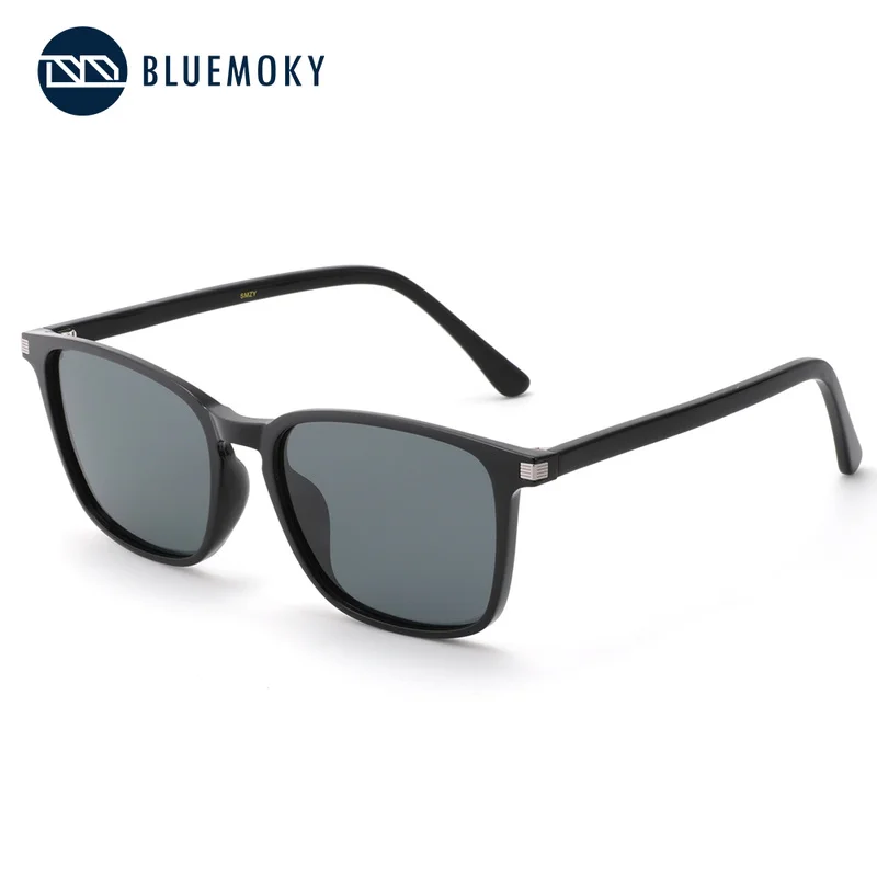 BLUEMOKY, солнцезащитные очки, мужские, поляризационные, квадратные, солнцезащитные очки, UV 400, защита от солнца, очки для вождения, дизайнерские, oculos de sol