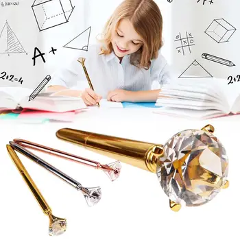 

Fancy Pen Black Pens Diamond Big Cross Pens for Men Ballpoint Crystal Pens for Men