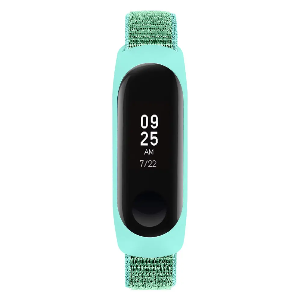 Чехол-бампер, тканый нейлоновый ремешок с петлей для Xiaomi mi Band 4 mi Band 3/4, умный чехол с браслетом, сменный ремешок на запястье