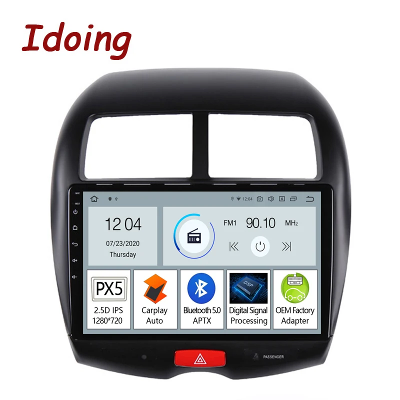 Головное устройство Idoing 10 2 &quotAndroid для Mitsubishi ASX 1 C4 Peugeot 4008 2010-2018 автомобильное