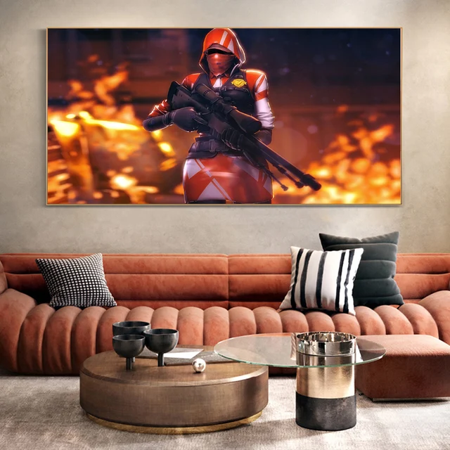 Fortnite Games Wall Art Paintings Printed on Canvas 2