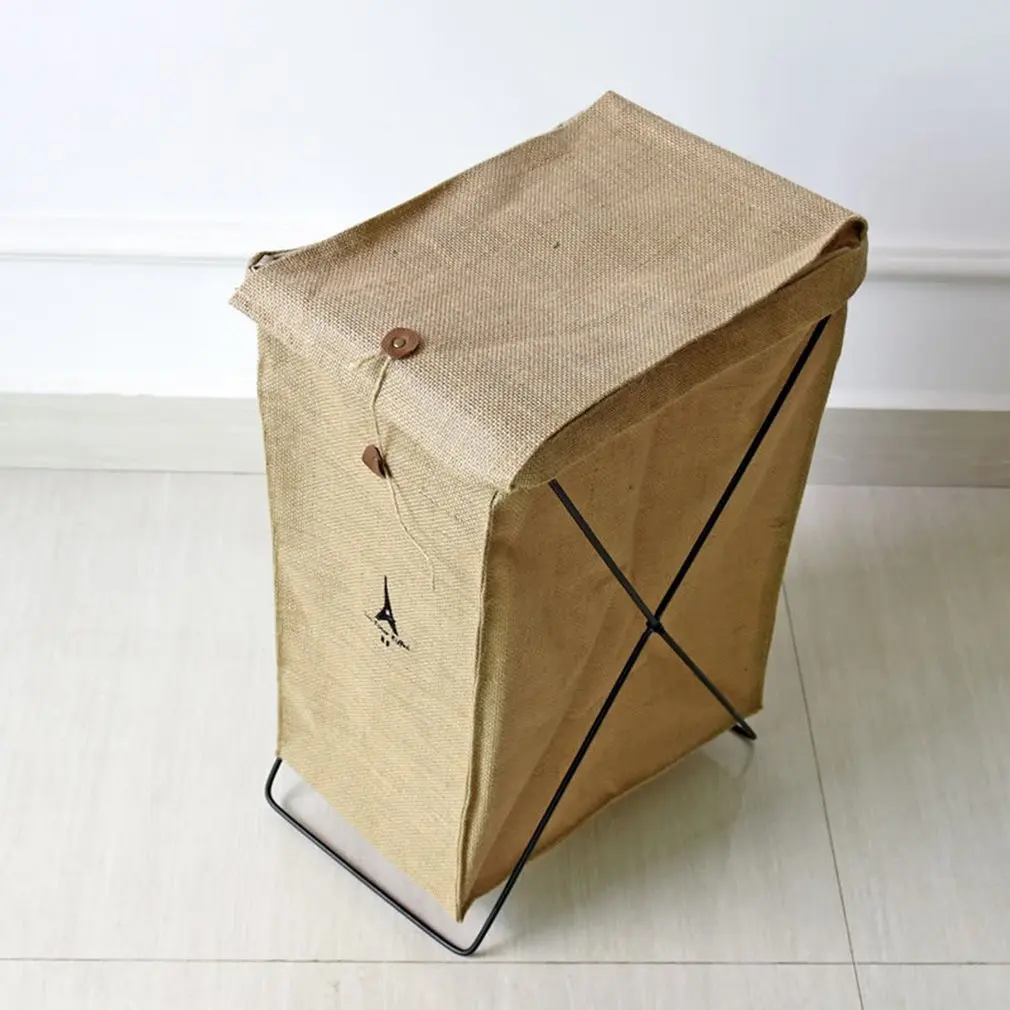 Waterproof Jute Storage Cassette holder dirty clothes Barrel health and beauty personal care products