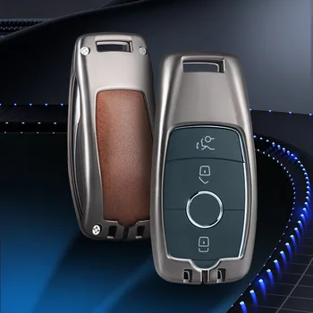 

2020 New Car Key Cover Shell for Mercedes-Benz C200LA200L GLC GLB C260L Car Luxury Key Chain Bag Decoration Supplies Auto Parts