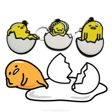 Япония Gudetama Lazy Egg King Gudetama брелок с фигурками из мультфильмов двухсторонняя мягкая сумка с шелконом подвеска