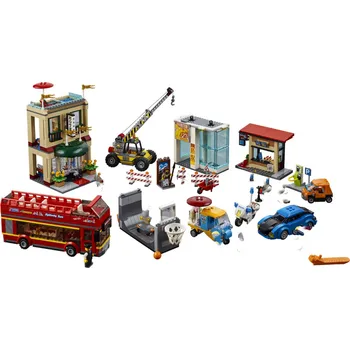 

1211pcs Capital City Building Blocks Bricks Compatible City 60200 Toys for Children Christmas Gifts