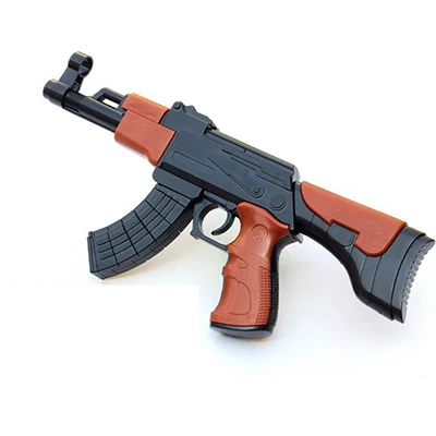 Строительные блоки AK 47 28 см пистолет из пластика в сборе военная винтовка оружие