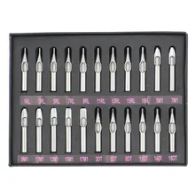 22 шт., набор наконечников для тату из нержавеющей стали, круглый бриллиант Magnum DT RT FT, набор наконечников для тату-машина, иглы