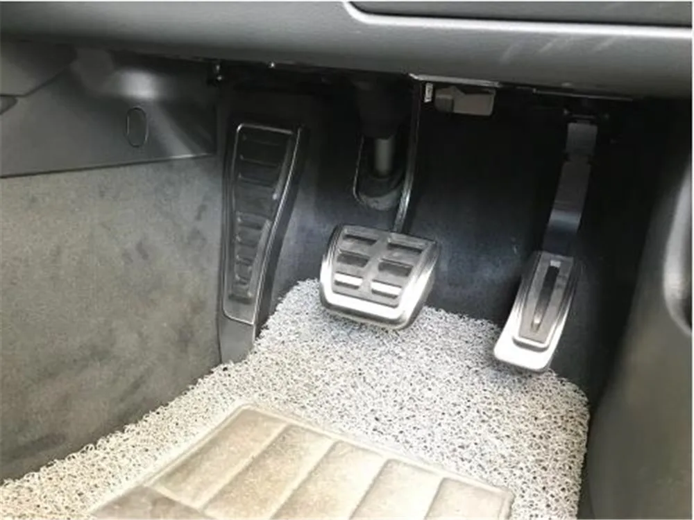 RHD педаль автомобиля для Audi Q7 A4 S4 RS4 B9 8 Вт Модифицированная подставка для ног RHD на пластине акселератора ремонт колодки украшения
