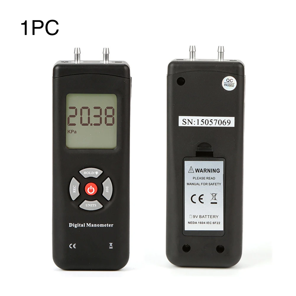 TL-100 легко наносится манометр измерительный инструмент ручной Тестер Подсветка портативный тестирование цифровой манометр ЖК-экран U лента