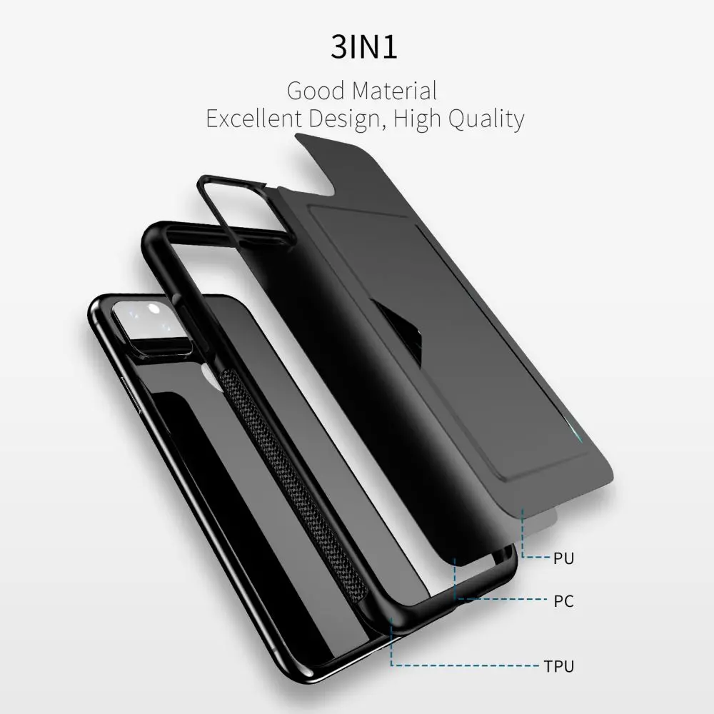 LLZ.COQUE кожаный бумажник держатель для карт чехол для телефона для Iphone 11 Pro Xr XS MAX X XS 5 5S SE 6 6S PLUS 7 8 PLUS Полный Чехол для Apple