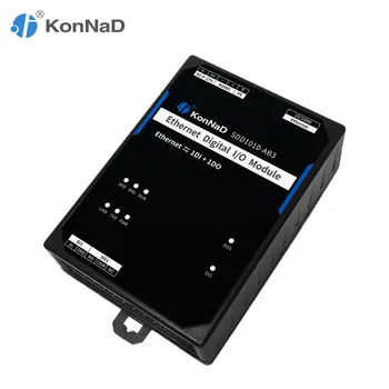 

Ethernet Remote IO controller module 1DI 1DO Pulse count Form C relay KonNaD RTU master Modbus TCP communication