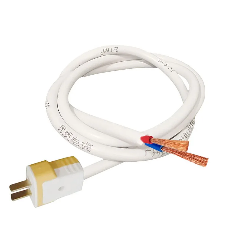 2Pin US CN JP вилка с удлинителем питания 2 ядра 0,75 мм м² DIY УДЛИНИТЕЛЬ шнур питания кабель переменного тока